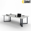 SP-2 2400х1400 Белый Премиум/Графит муар/Без розеток