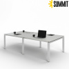 SP-1 2200х1000 Белый Премиум/Белый муар/Без розеток